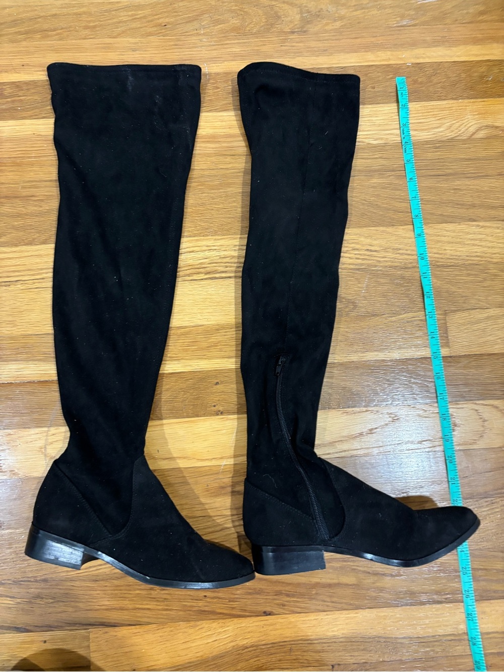 Aldo Black Over-The-Knee Suede Boots